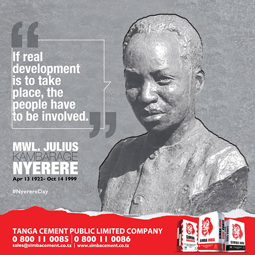 Nyerere Day April 13, 1922 – October 14, 1999